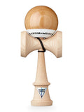 KROM - Kendama Toy POP LOL Natural Look - High Wood Quality - Extra Strong - for Beginner and Pro - Gift Pack : Extra String + Stickers