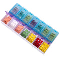 Large Pill Organizer 2 Times a Day Weekly Pill Box AM PM Pill Case Pill Container 7 Day